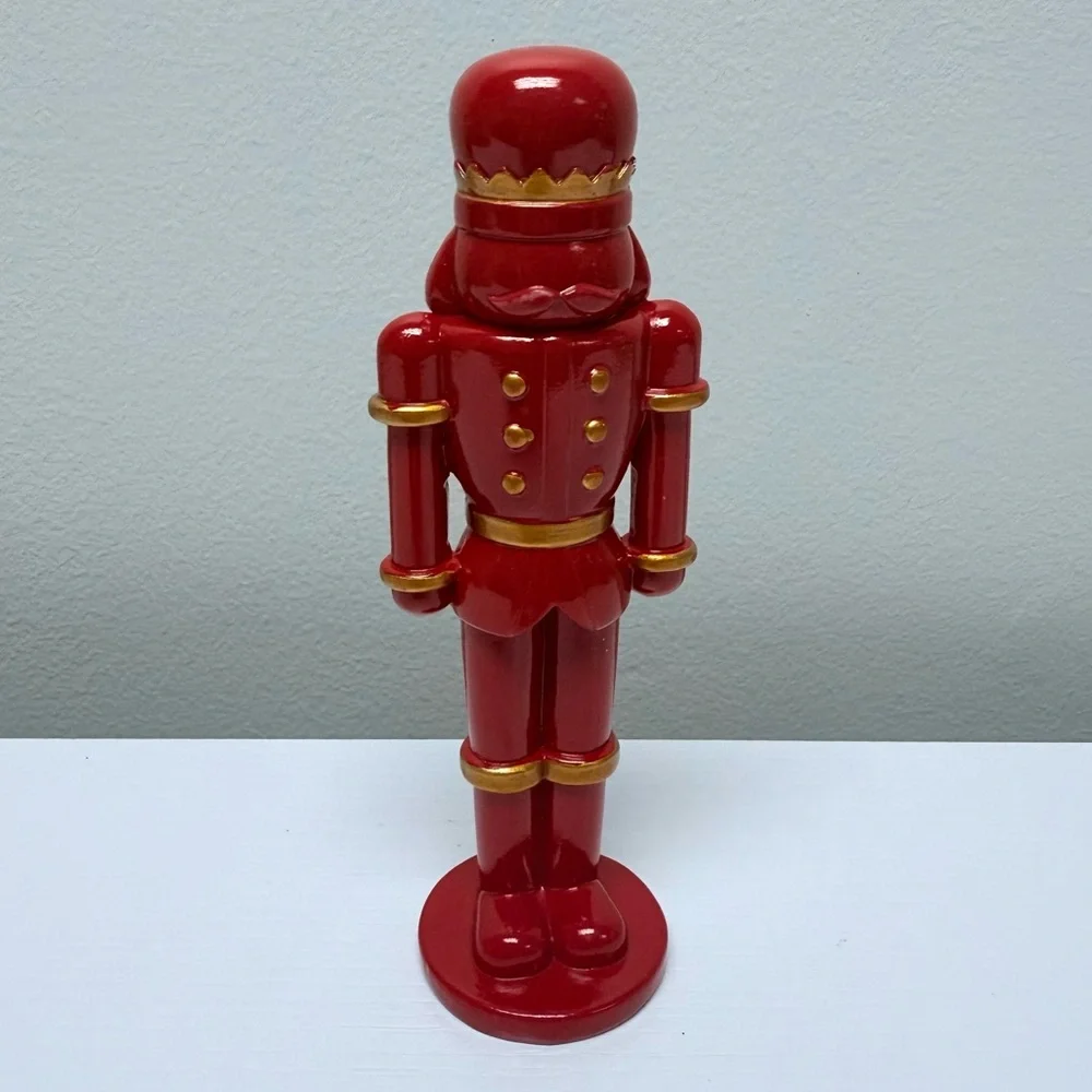 NEW Target Bullseye Playground Nutcracker Red w/ Gold Accents